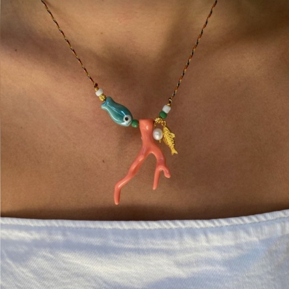 Boho Cord Necklace - Picture 3 of 5